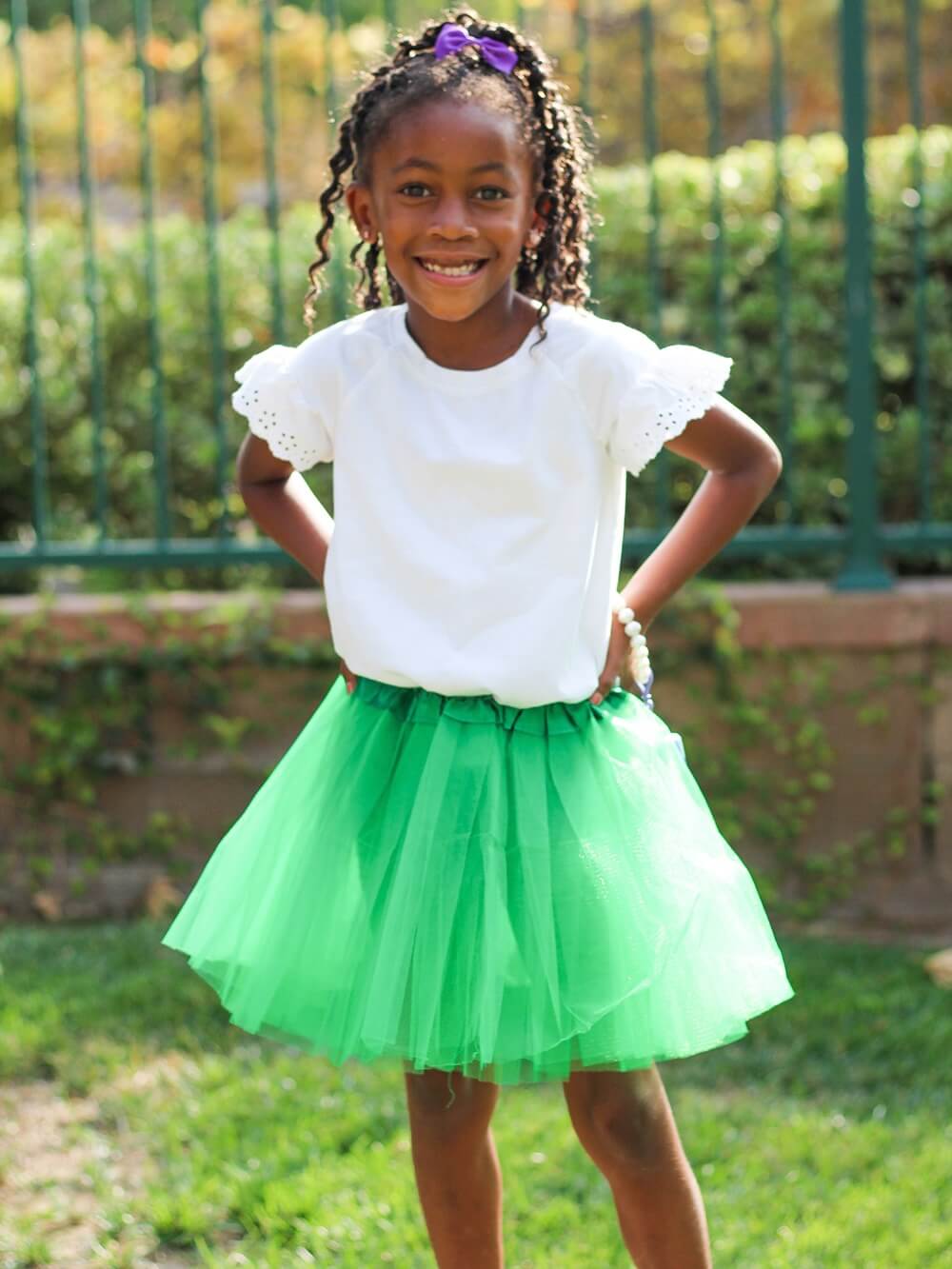 Green Tutu Skirt - Kids Size 3-Layer Tulle Basic Ballet Dance Costume Tutus for Girls - Sydney So Sweet
