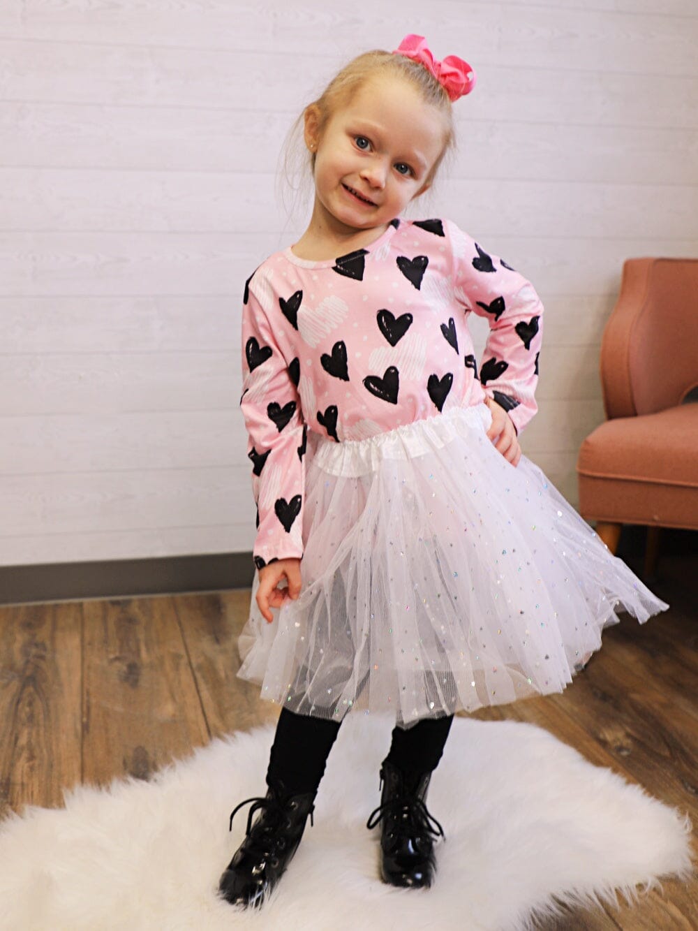 White Sequin Heart Tutu Skirt Costume for Toddler, Girls, Women, Plus - Sydney So Sweet