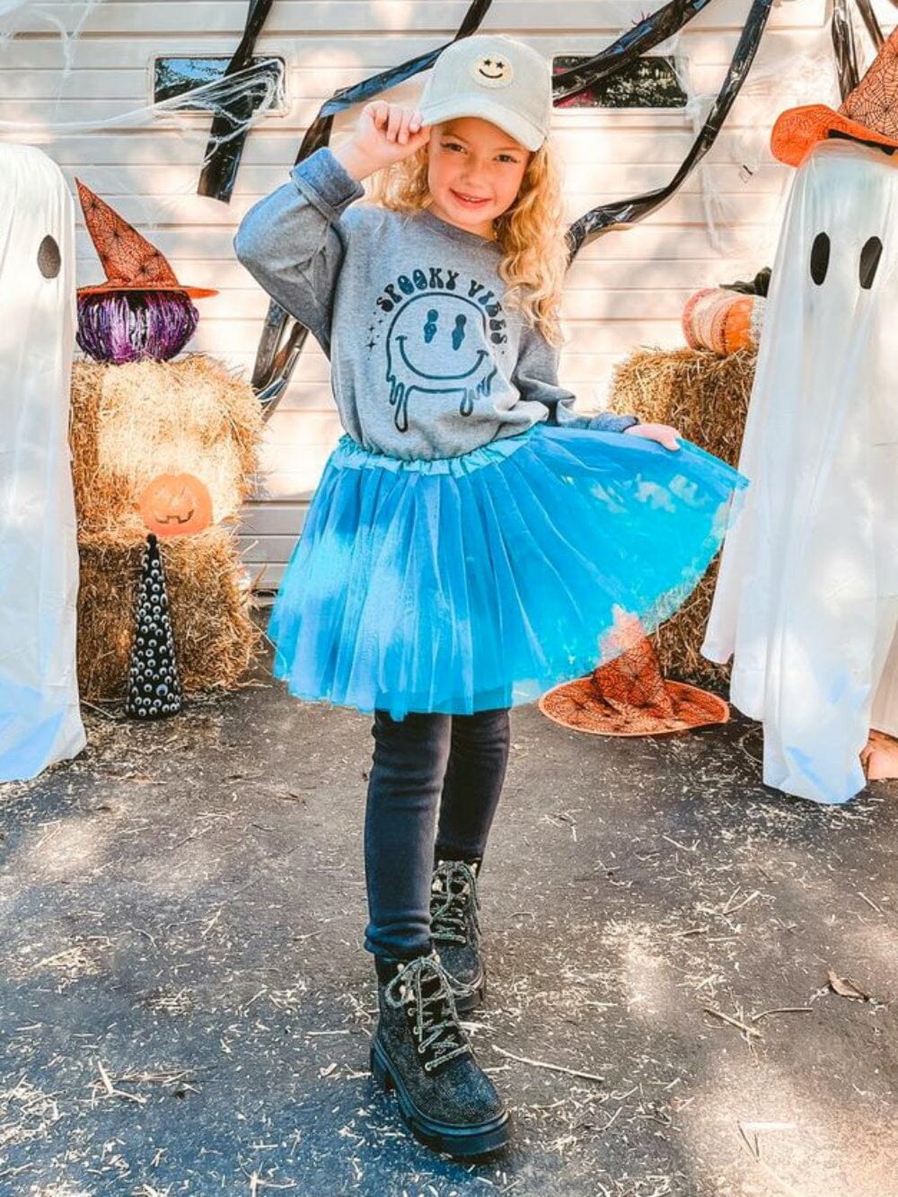 Teal Tutu Skirt for Girls – 3-Layer Tulle Ballet, Dance, and Dress-Up Costume Skirt - Sydney So Sweet