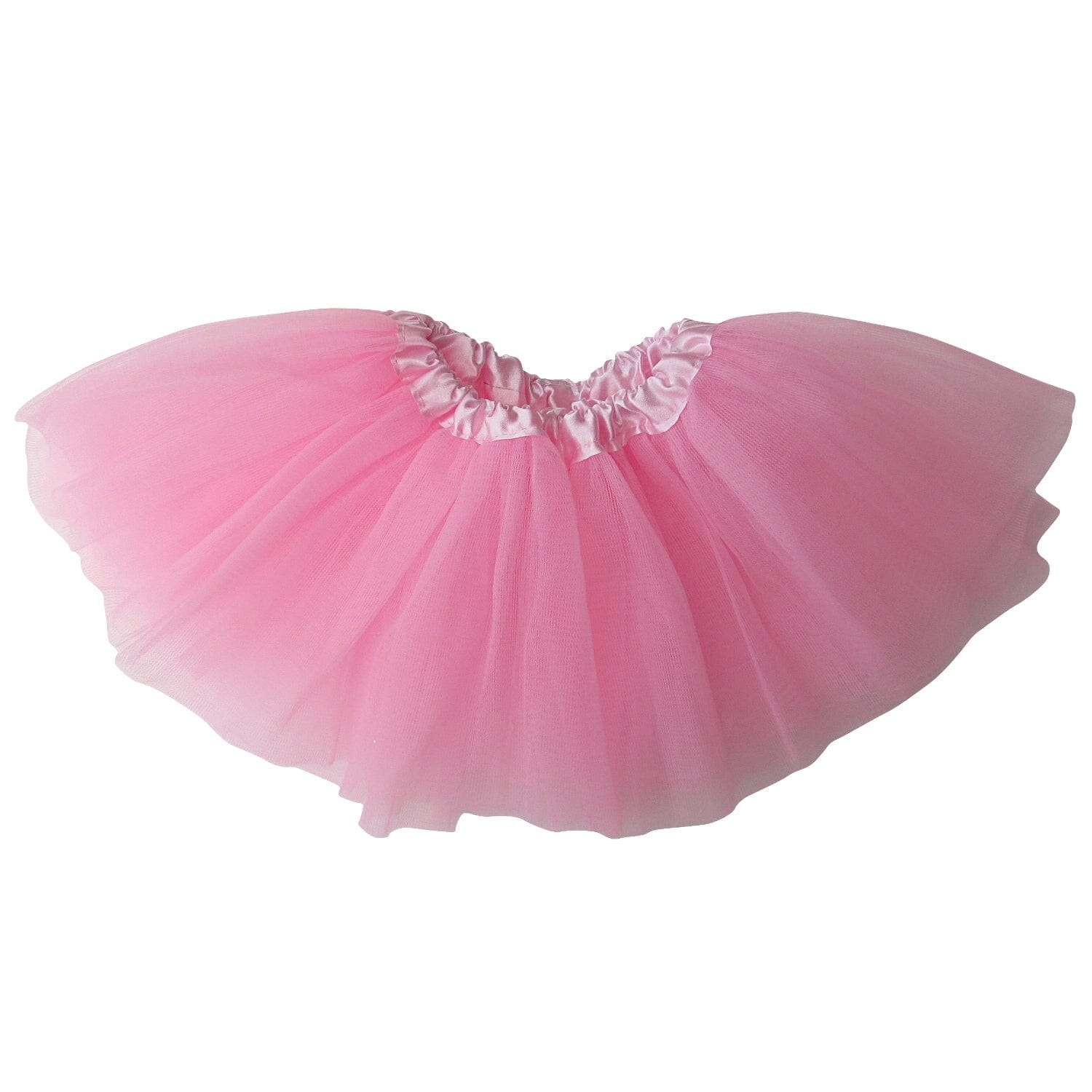 Pink Baby Infant Tulle Tutu Skirt Baby Size 5 Layer Basic Ballet Tutu - Sydney So Sweet