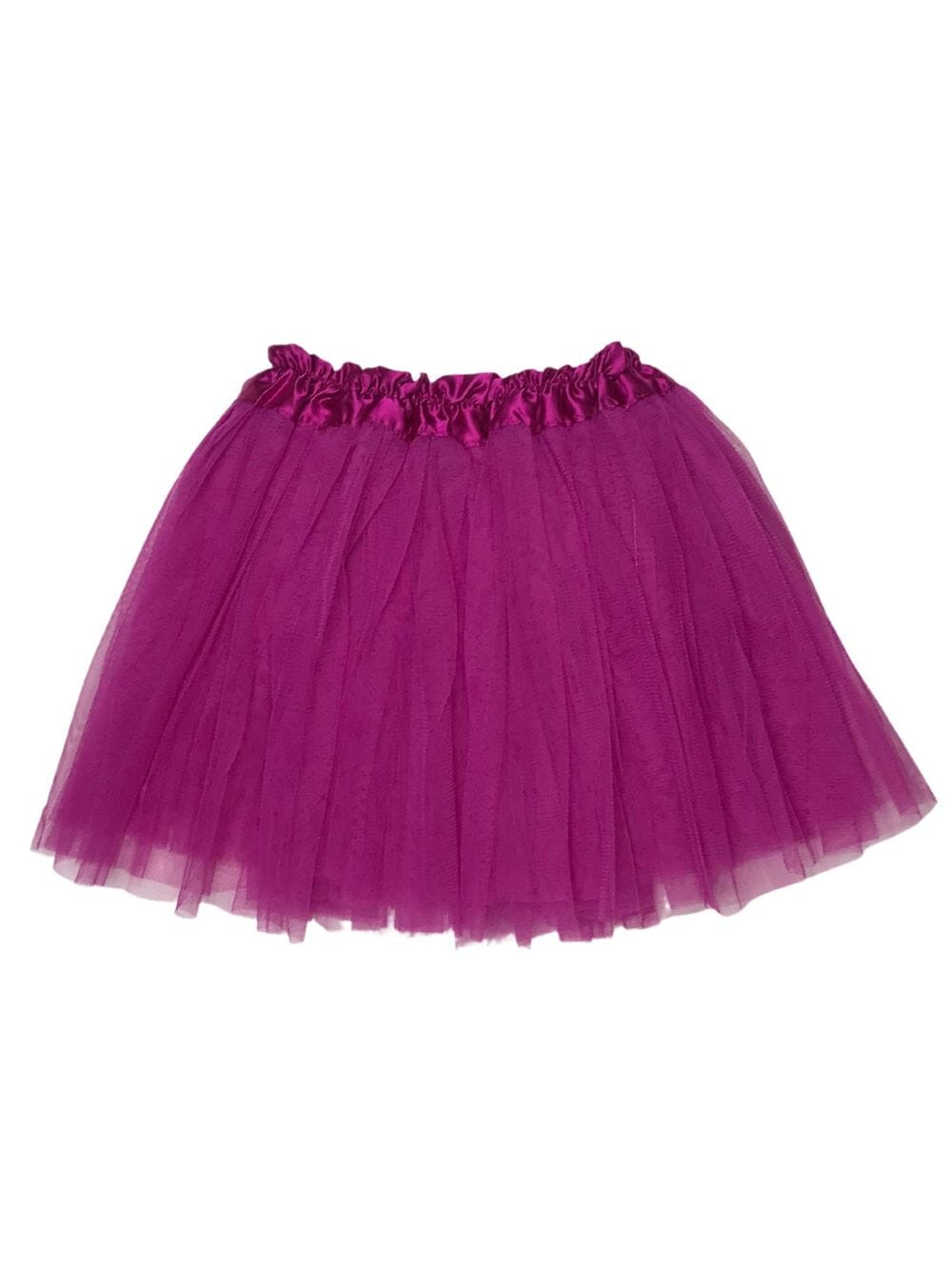 Fuchsia Tutu Skirt for Girls – 3-Layer Tulle Ballet, Dance, and Dress-Up Costume Skirt - Sydney So Sweet