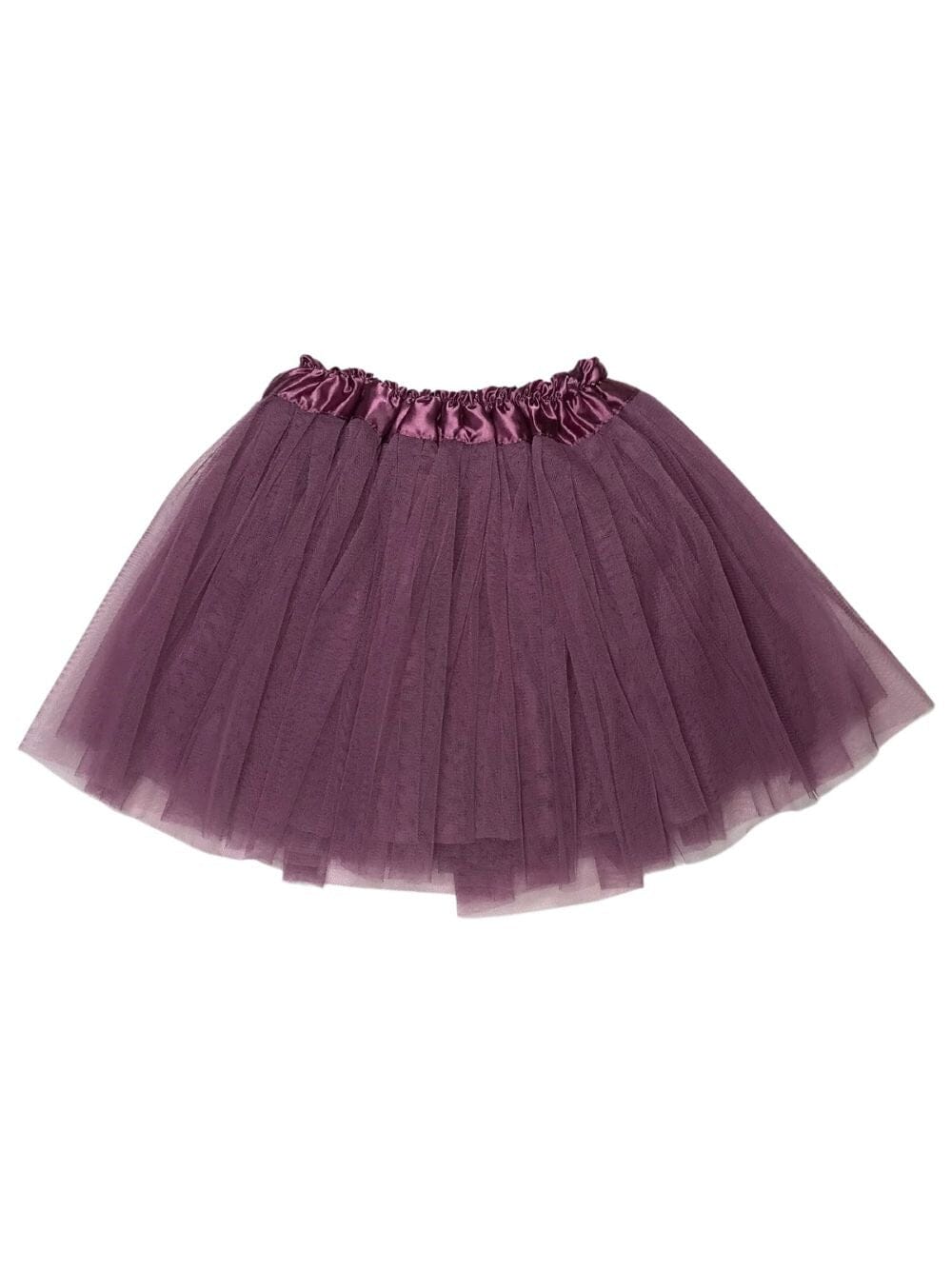 Plum Tutu Skirt for Girls – 3-Layer Tulle Ballet, Dance, and Dress-Up Costume Skirt - Sydney So Sweet