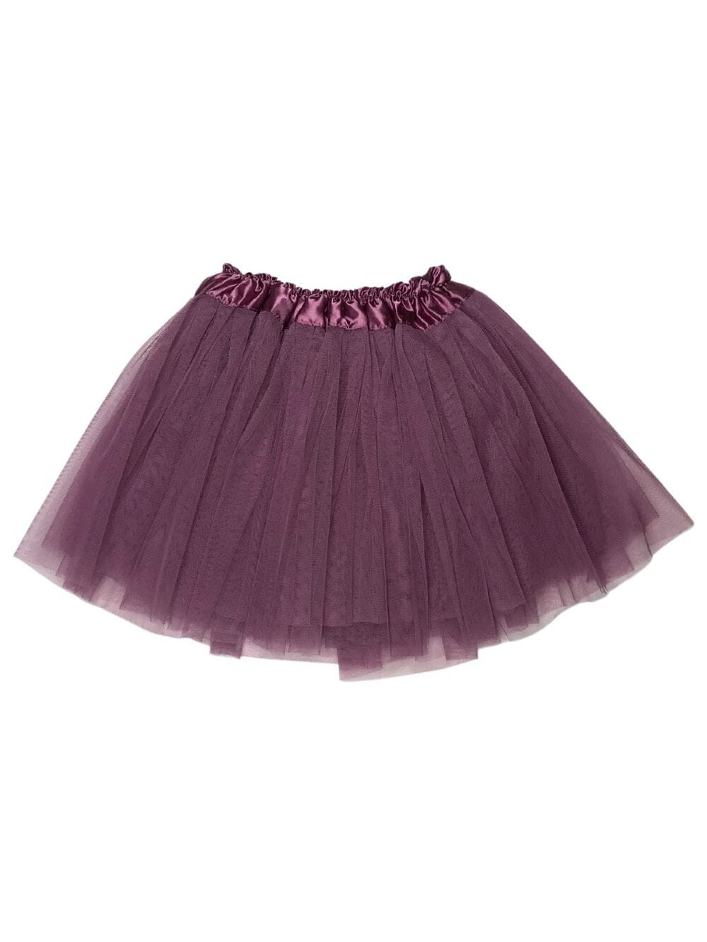 Plum Tutu Skirt - Kids Size 3-Layer Tulle Basic Ballet Dance Costume Tutus for Girls - Sydney So Sweet