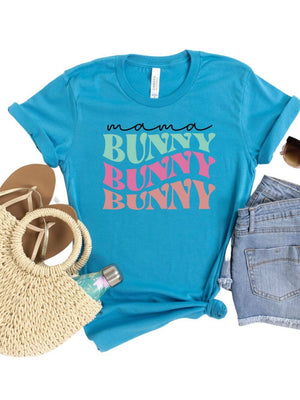 Mama Bunny Adult Short Sleeve T-Shirt for Spring & Easter - Sydney So Sweet