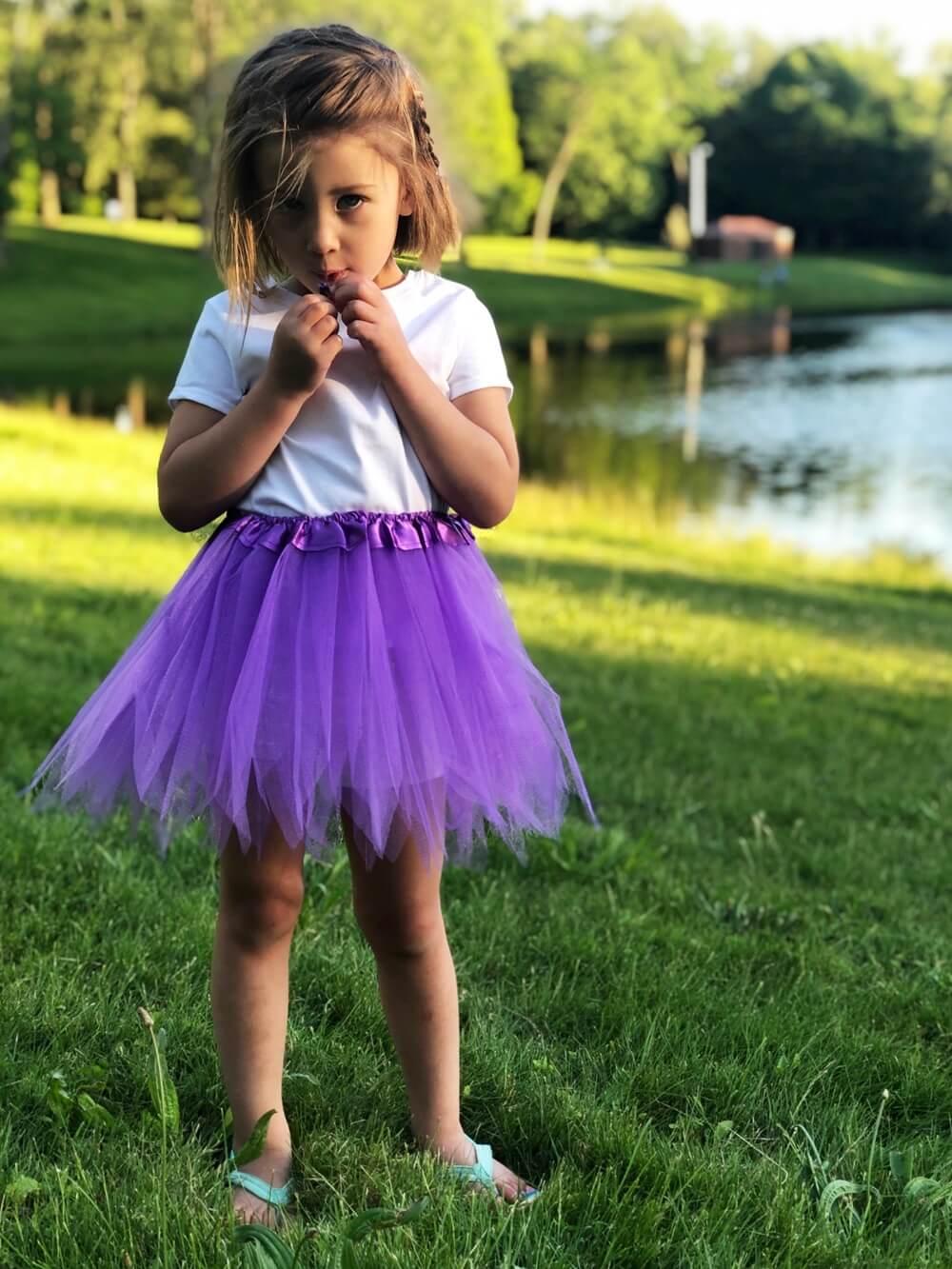 Purple Fairy Costume Pixie Tutu Skirt for Kids, Adults, Plus - Sydney So Sweet