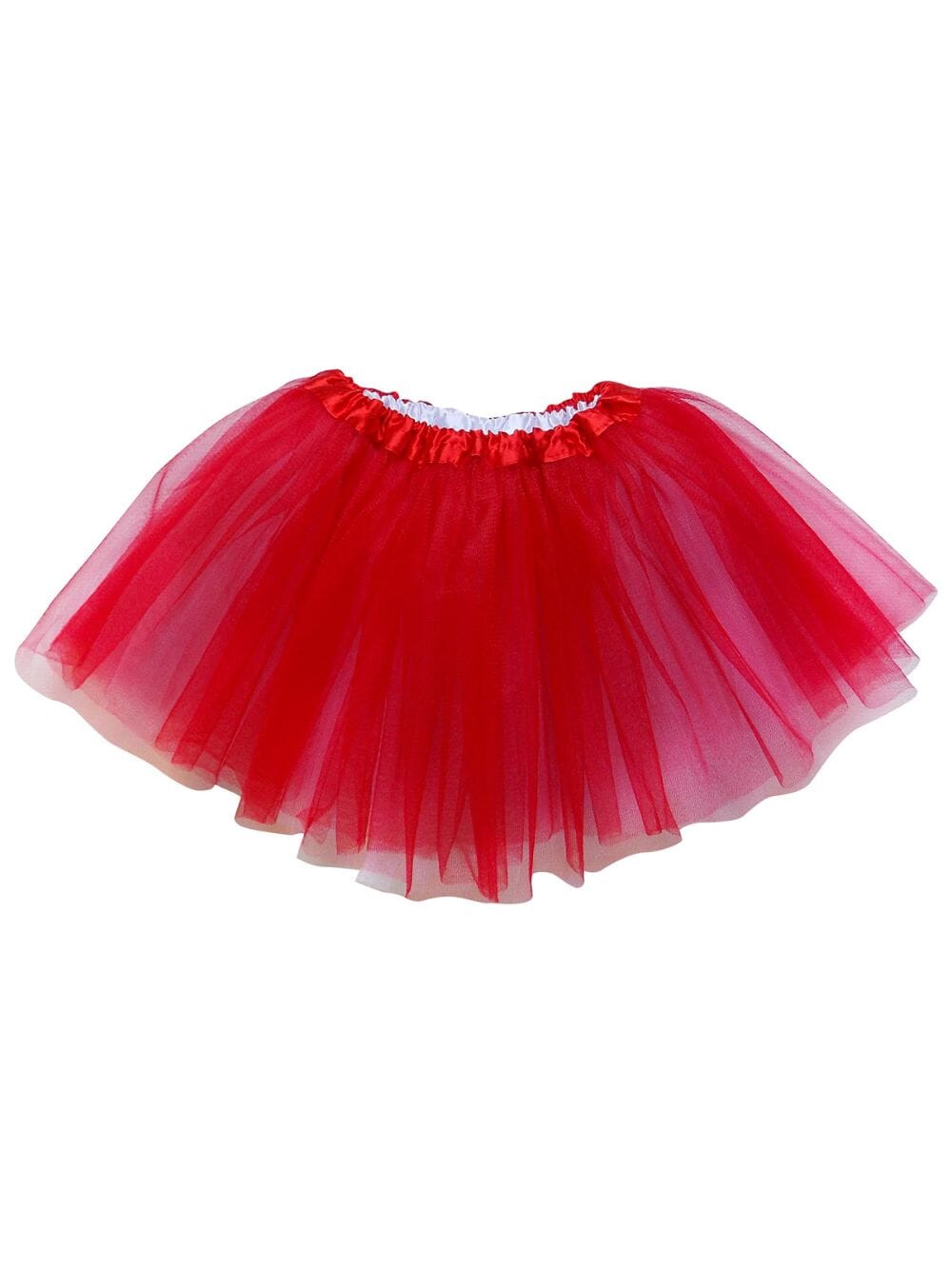 Reversible Red & White Tutu Skirt - Kids Size Tulle Basic Ballet Dance Costume Girls Tutus - Sydney So Sweet