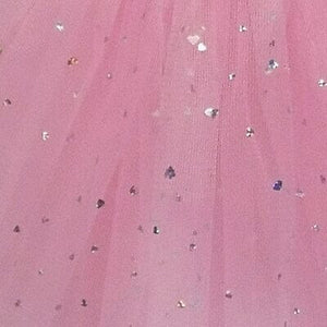 Sparkle in Pink Sequin Heart Tutu Skirt Costume for Toddler, Girls, Women, Plus - Sydney So Sweet