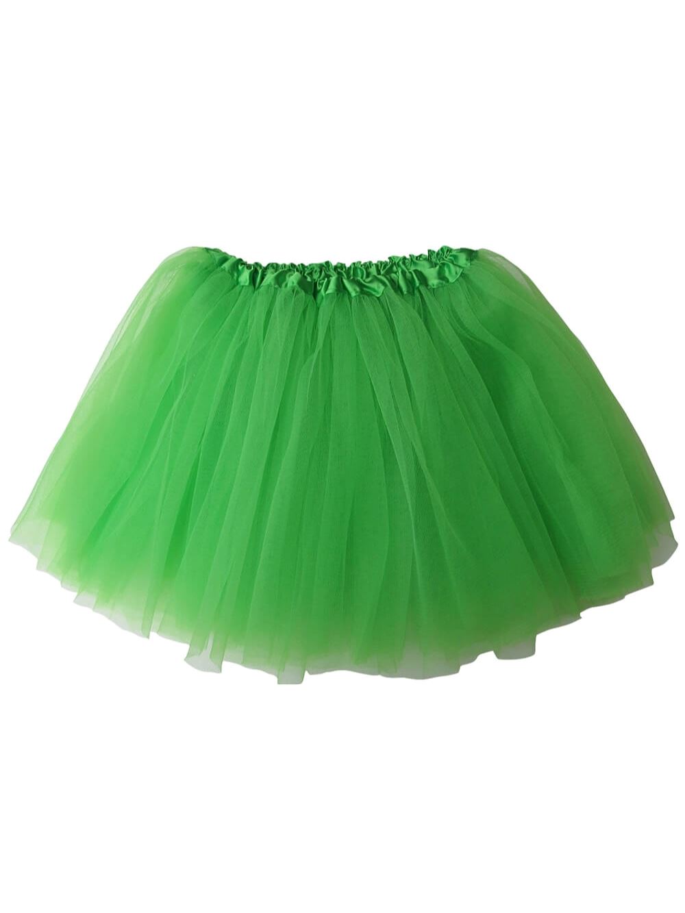 Lime Green Tutu Skirt for Girls – 3-Layer Tulle Ballet, Dance, and Dress-Up Costume Skirt - Sydney So Sweet