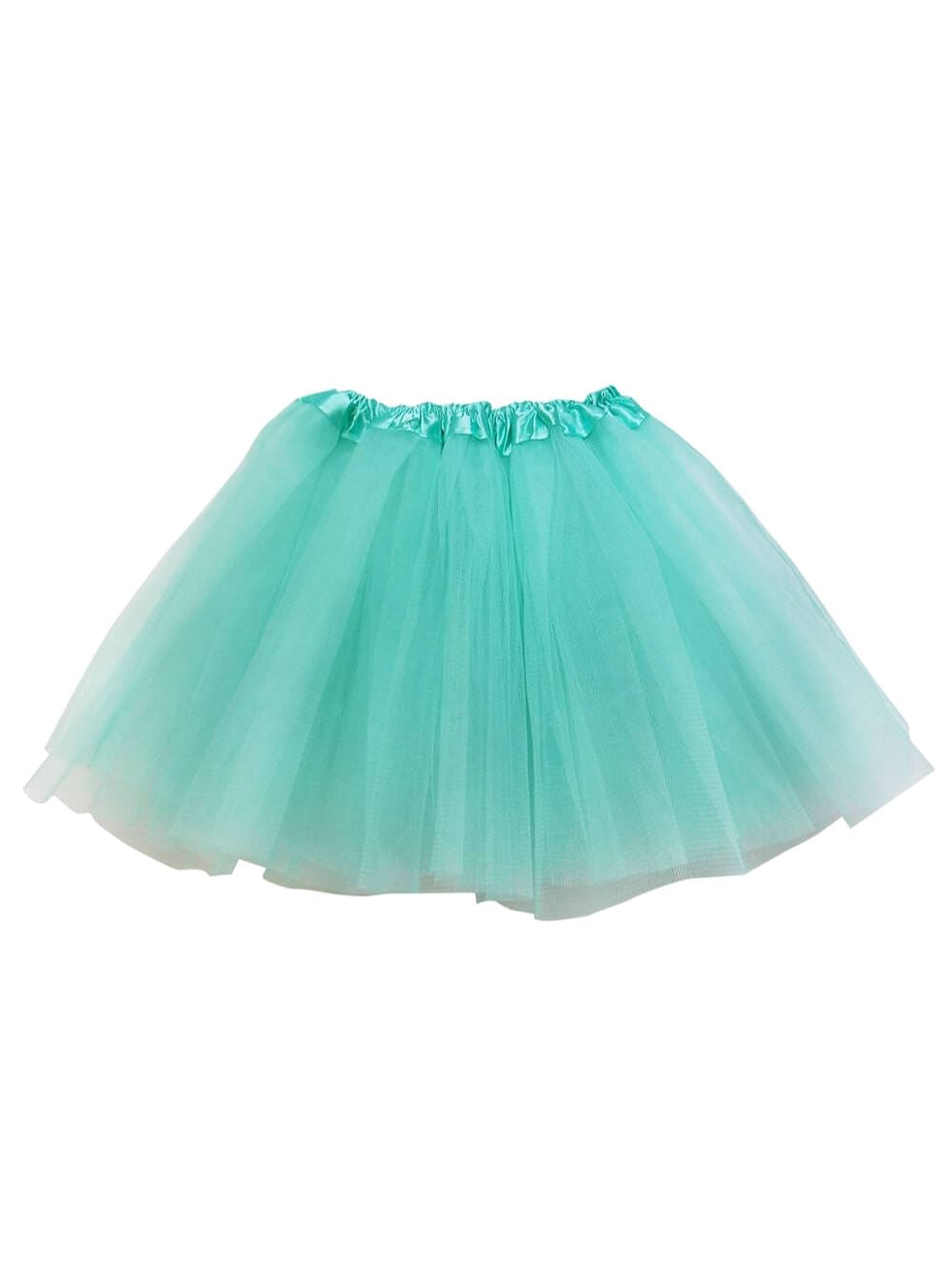 Mint Green Tutu Skirt for Girls – 3-Layer Tulle Ballet, Dance, and Dress-Up Costume Skirt - Sydney So Sweet