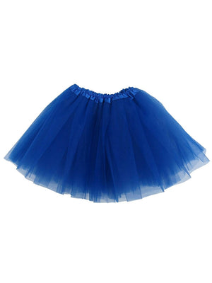 Royal Blue Tutu Skirt - Kids Size 3-Layer Tulle Basic Ballet Dance Costume Tutus for Girls - Sydney So Sweet
