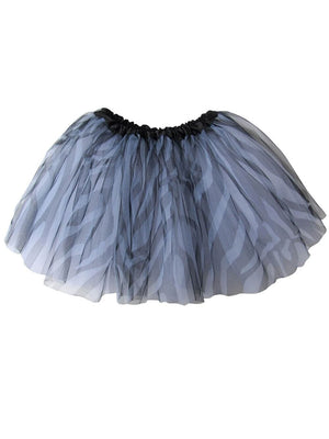 Zebra Tutu Skirt - Kids Size 3-Layer Tulle Basic Ballet Dance Costume Tutus for Girls - Sydney So Sweet