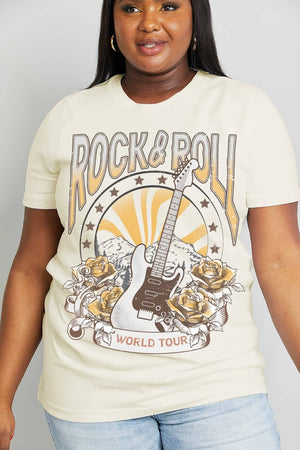ROCK & ROLL WORLD TOUR Women's Graphic Cotton Tee - Sydney So Sweet