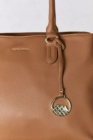 David Jones Structured Leather Handbag - Sydney So Sweet