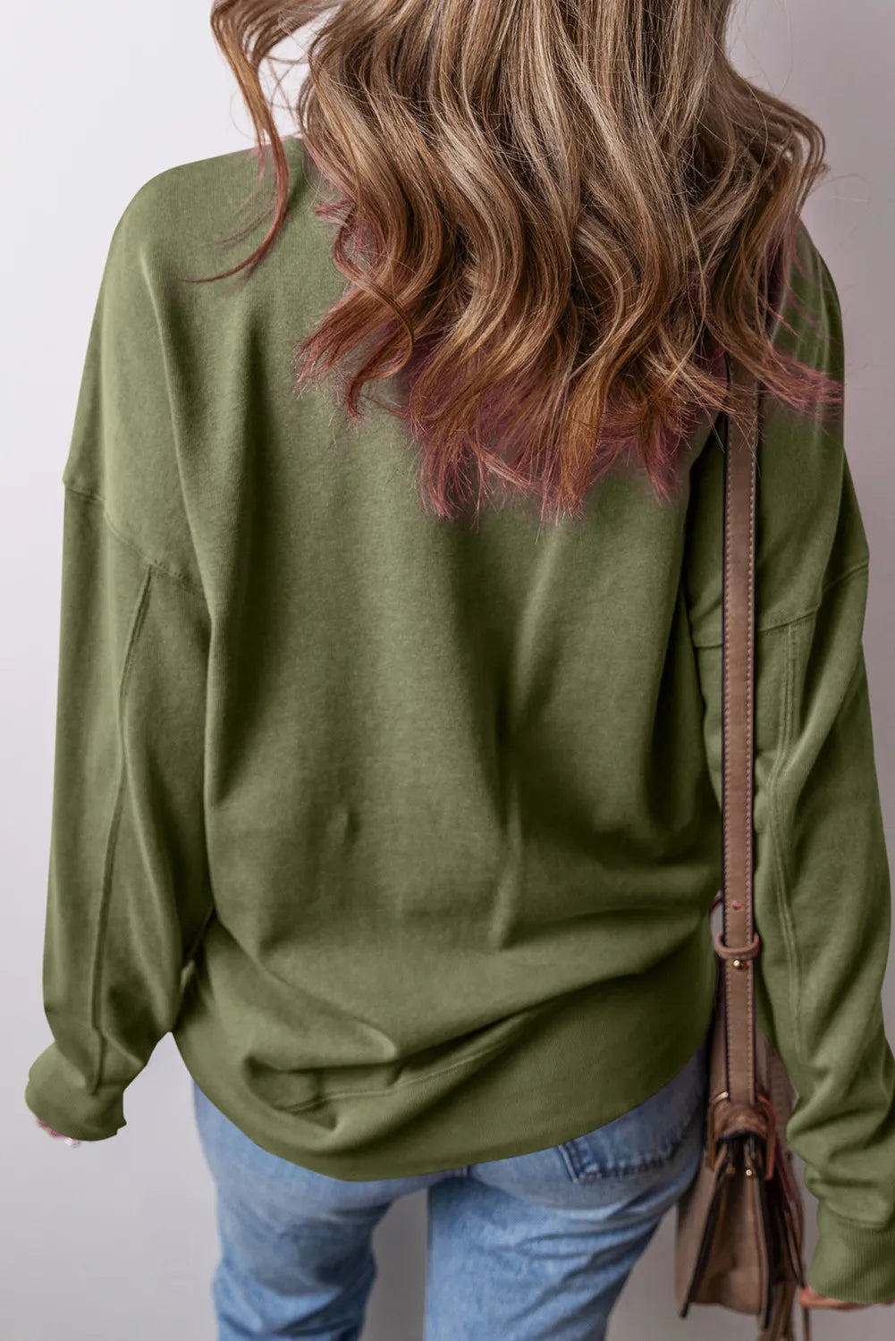 Round Neck Long Sleeve Sweatshirt - Sydney So Sweet