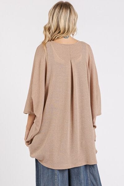 Mittoshop Open Front Batwing Sleeve Cardigan - Sydney So Sweet