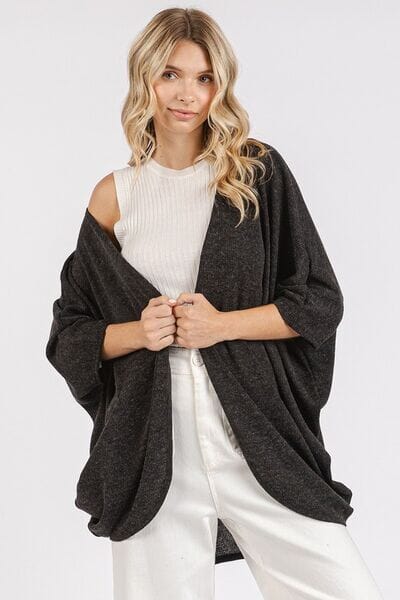 Mittoshop Open Front Batwing Sleeve Cardigan - Sydney So Sweet