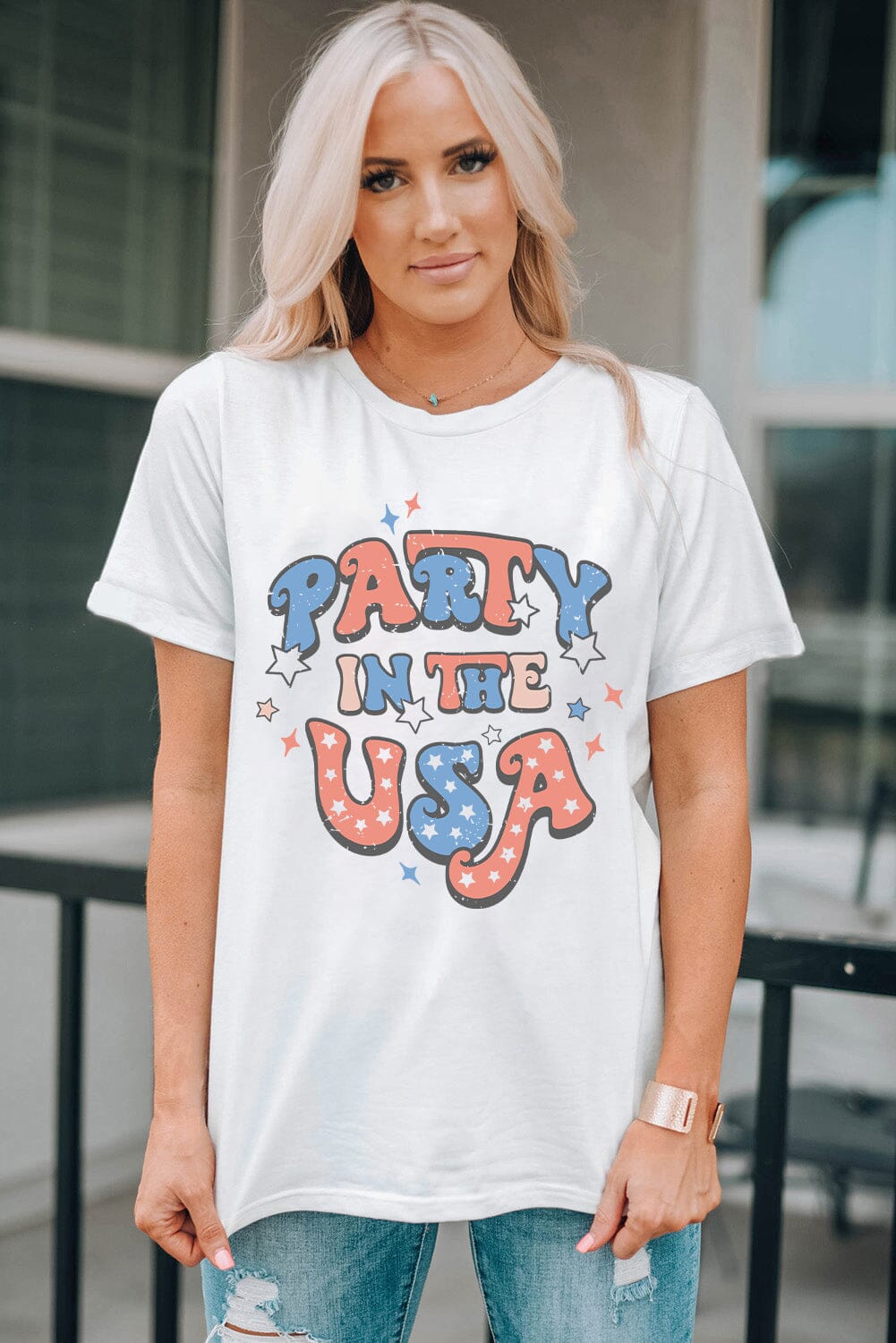 Party in the USA Women&#39;s Short Sleeve 4th of July T-Shirt - Sydney So Sweet