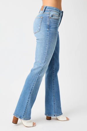 Judy Blue Full Size High Waist Straight Jeans - Sydney So Sweet