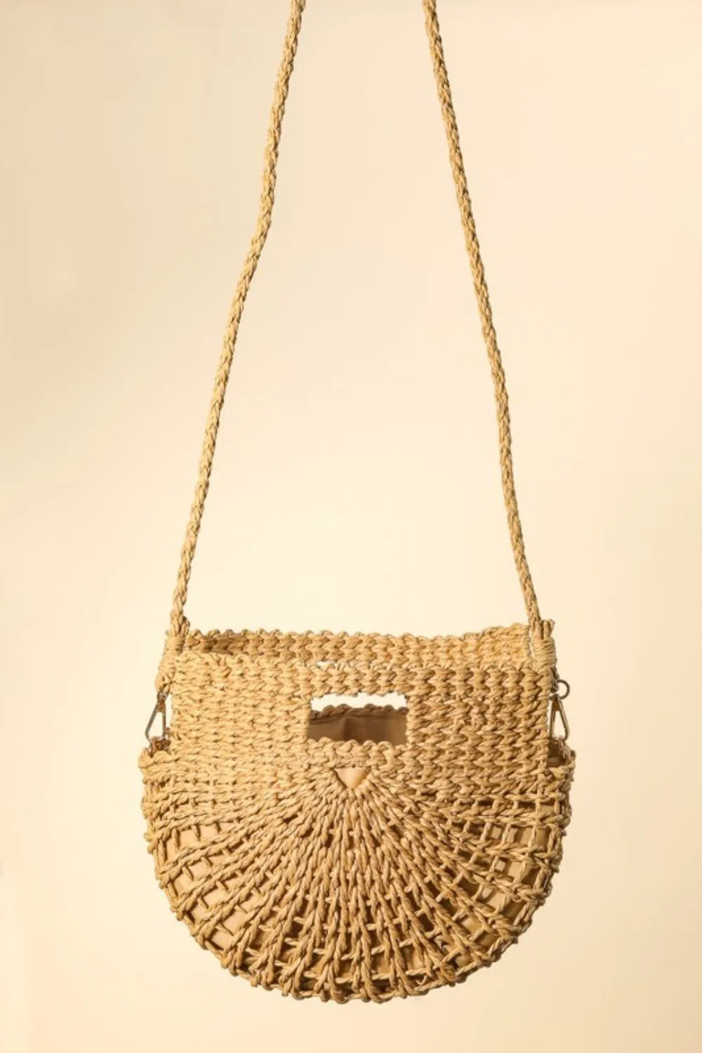 Fame Braided Semi Circle Tote Bag - Sydney So Sweet