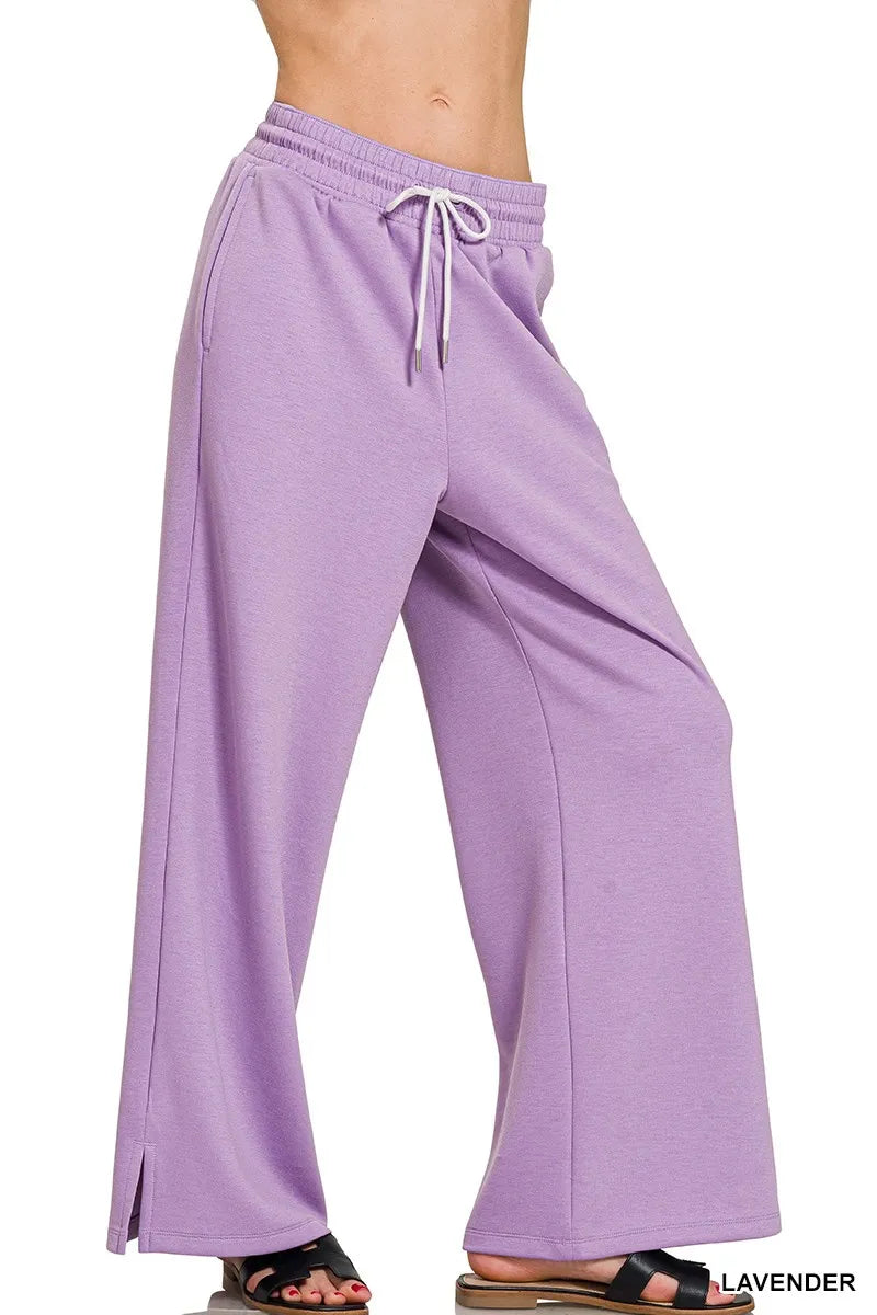 Zenana Scuba Drawstring Pants - Sydney So Sweet