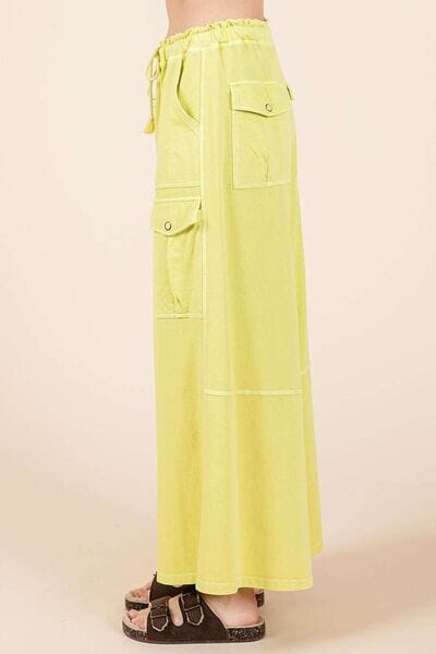 Mittoshop French Terry Cargo Wide Leg Pants - Sydney So Sweet