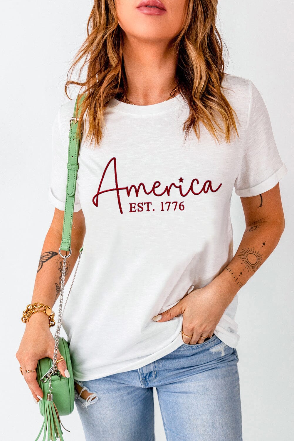 America Est 1776 Short Sleeve Women's Graphic T-Shirt - Sydney So Sweet