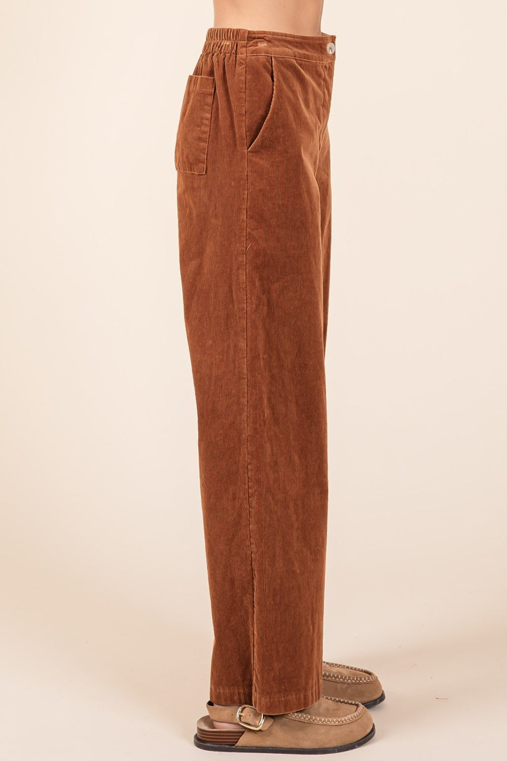 Mittoshop Corduroy Back Elastic Waist Pants - Sydney So Sweet