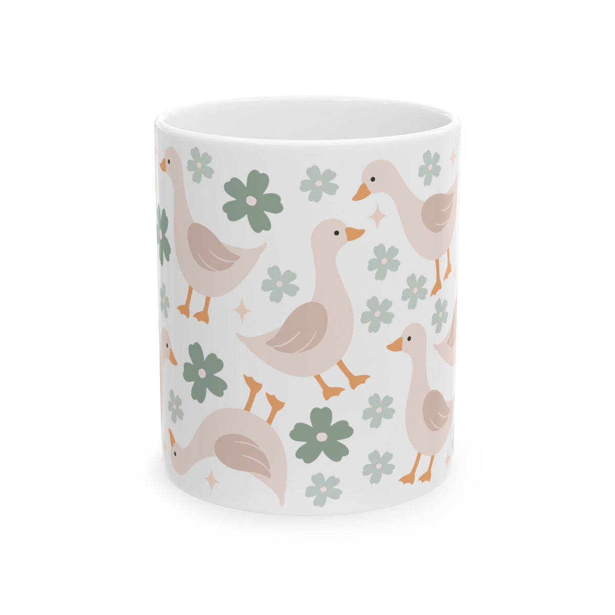 Duck Duck Cute Ceramic Mug Coffee Cup (11oz & 15oz) - Sydney So Sweet