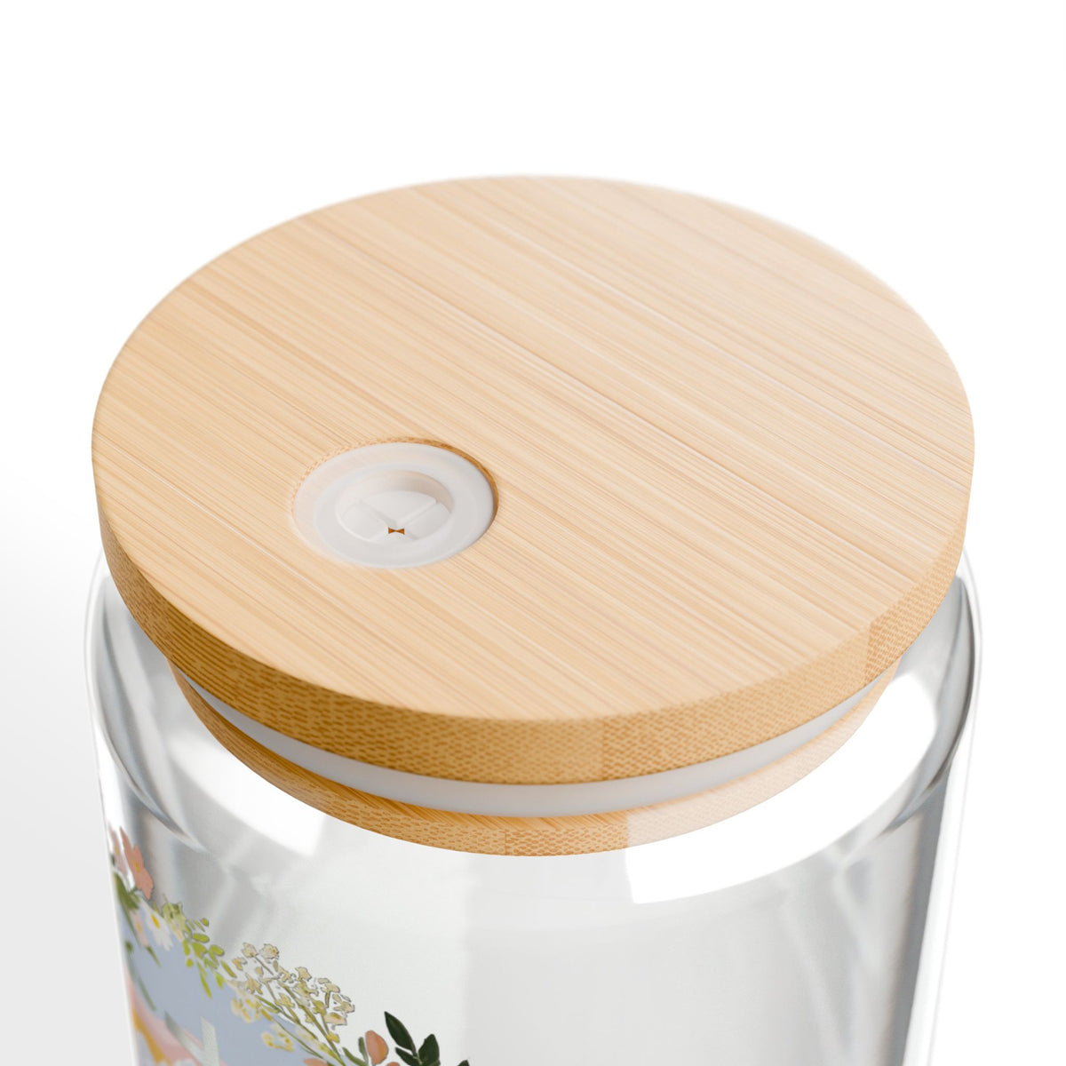 My Redeemer Lives Easter Inspirational Sipper Glass 16oz — Reusable Drink Jar with Lid & Straw