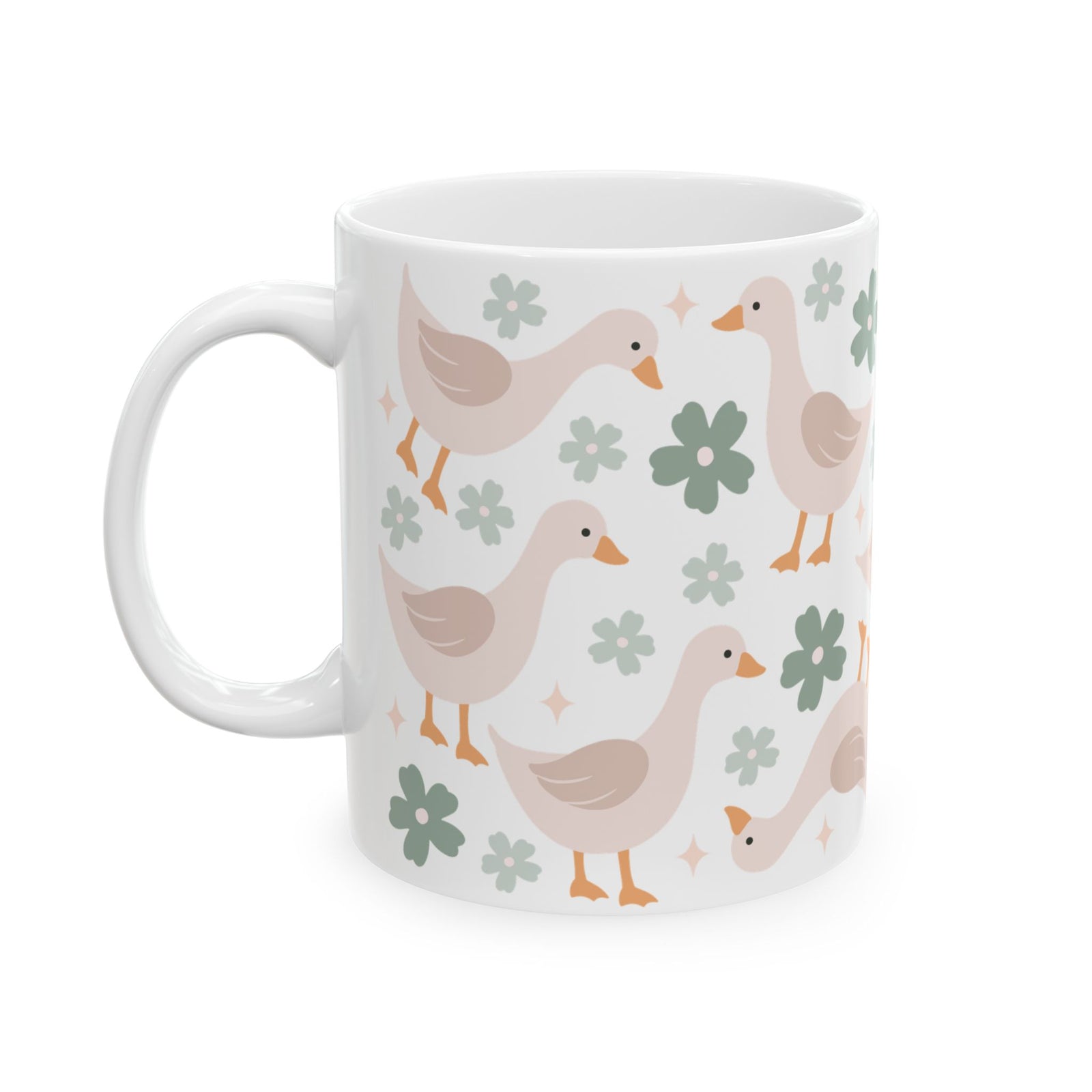 Duck Duck Cute Ceramic Mug Coffee Cup (11oz & 15oz) - Sydney So Sweet