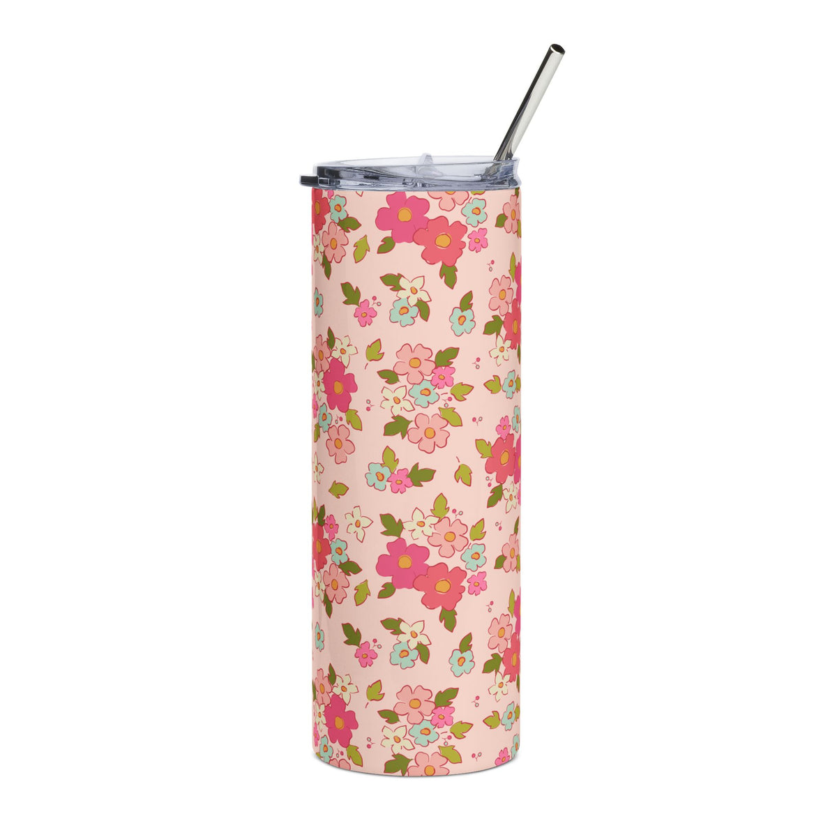 Garden Girl 20oz Floral Stainless Tumbler Insulated Travel Cup