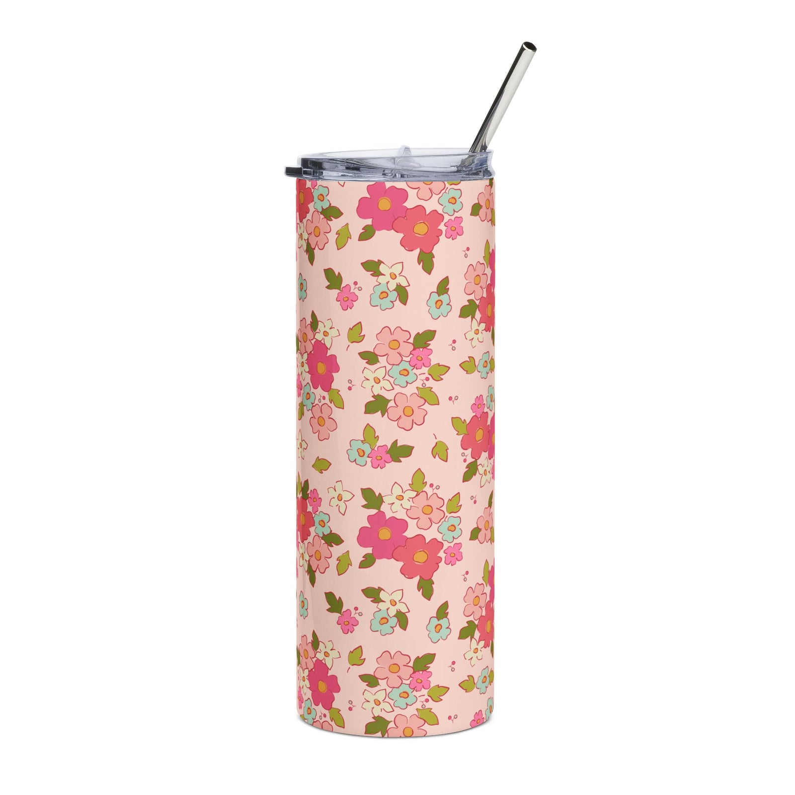 Garden Girl 20oz Floral Stainless Tumbler Insulated Travel Cup