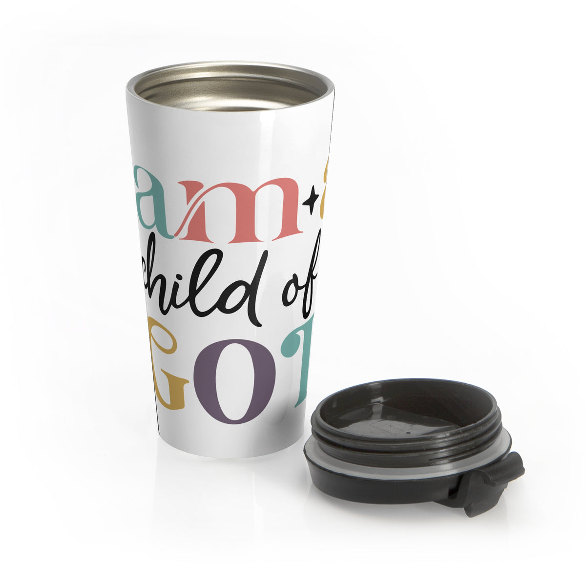 I Am a child of God Travel Mug Inspirational Stainless Steel Tumbler