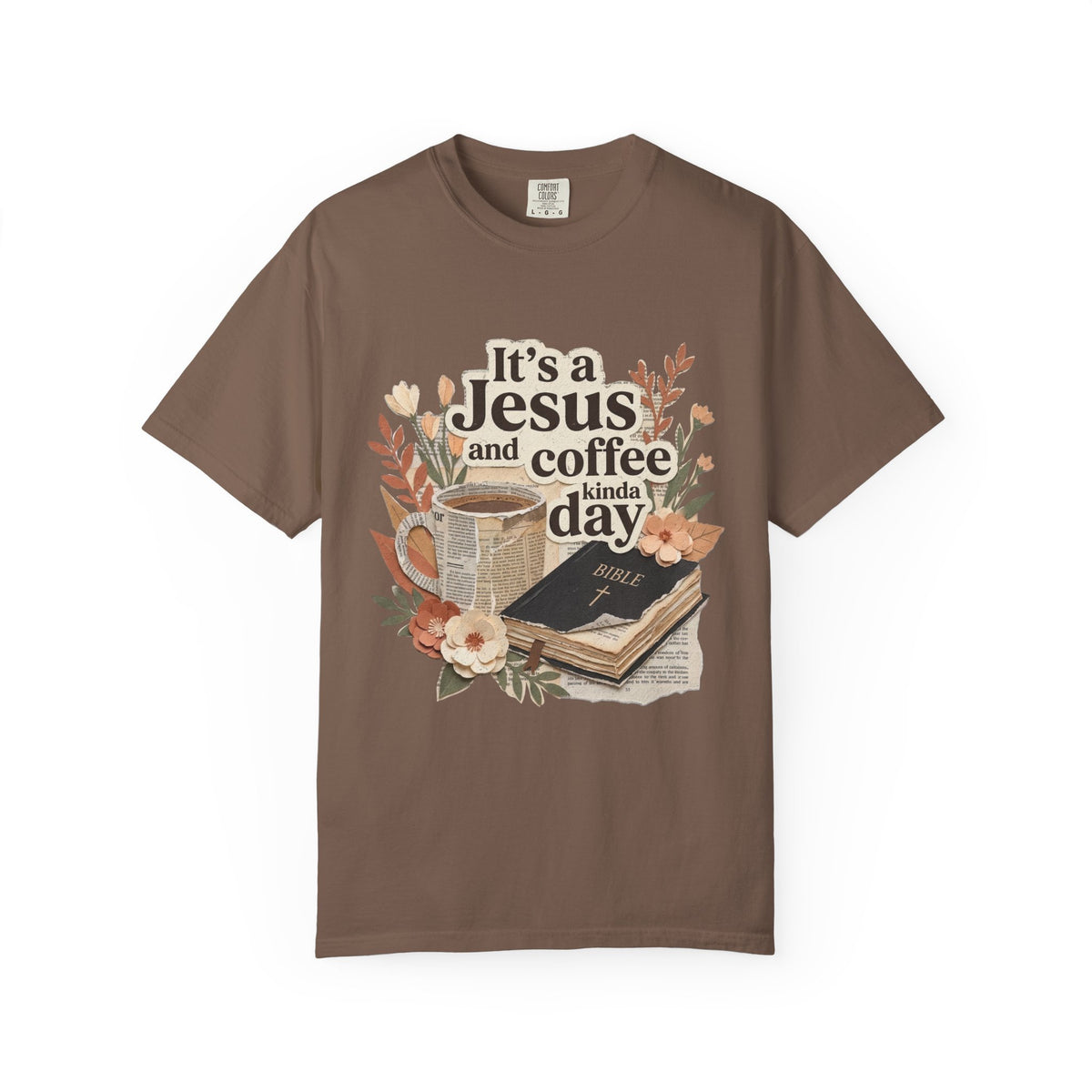 Jesus & Coffee Day T-Shirt Faith, Bible & Cozy Coffee Graphic Tee
