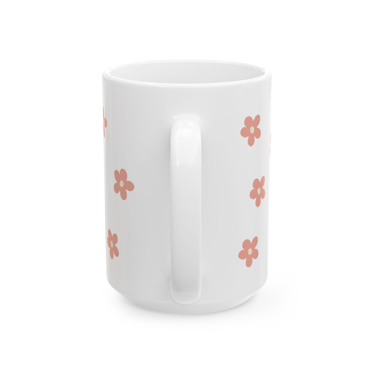 Faith Heart Floral Cute Ceramic Mug Coffee Cup (11oz & 15oz)
