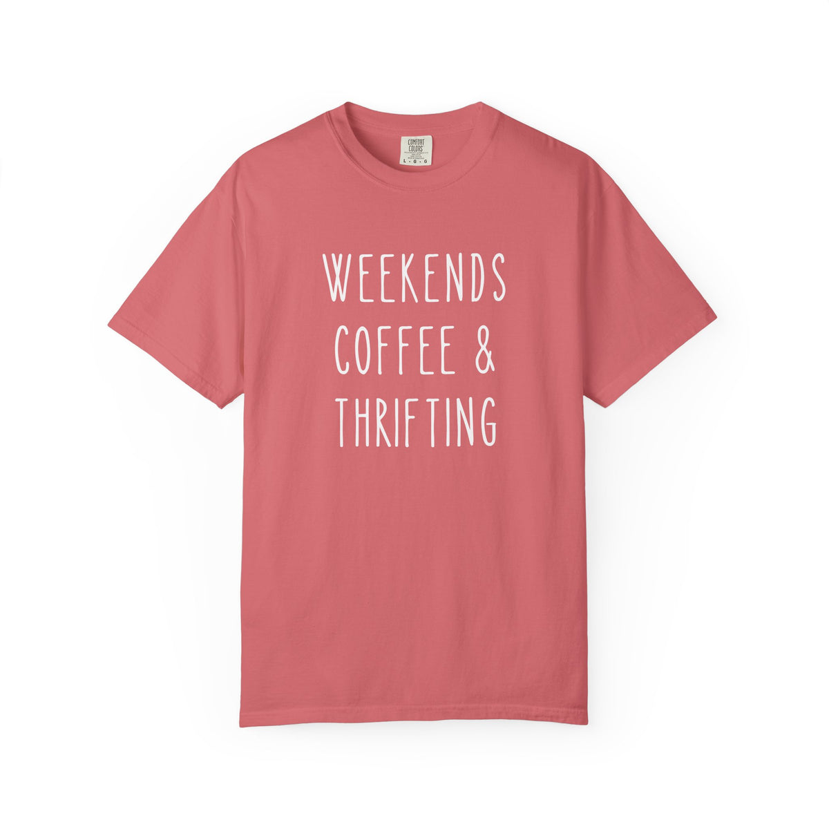 Weekends Coffee & Thrifting T-Shirt Graphic Unisex Tee - Sydney So Sweet
