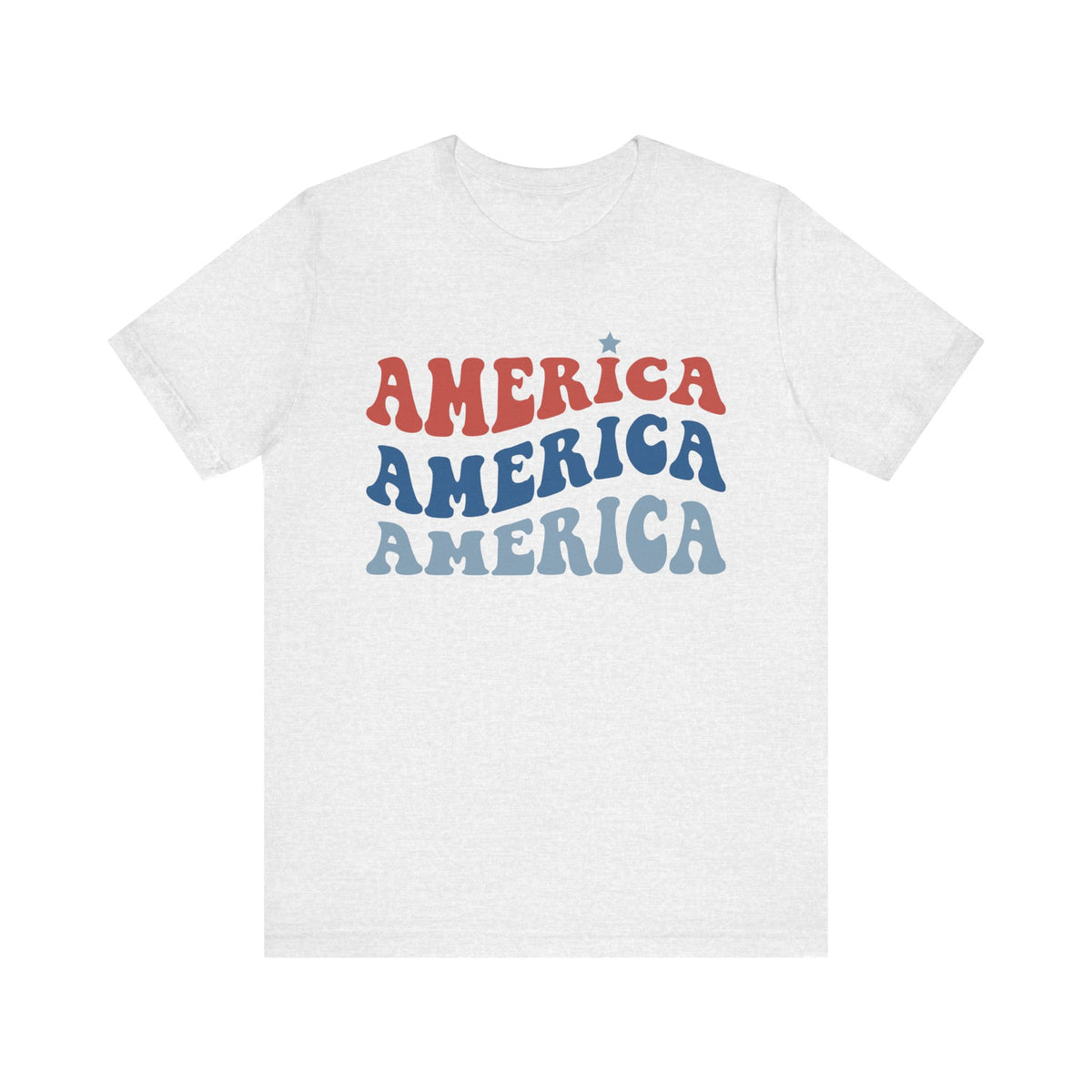 America America Retro Tee Patriotic 4th of July T-Shirt