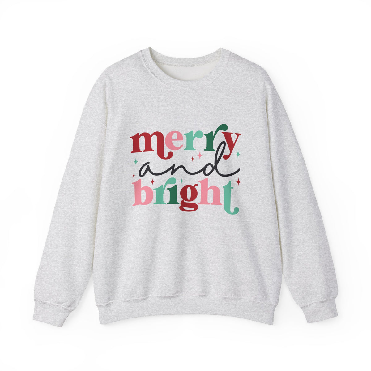Merry & Bright Christmas Crewneck Women's Sweatshirt