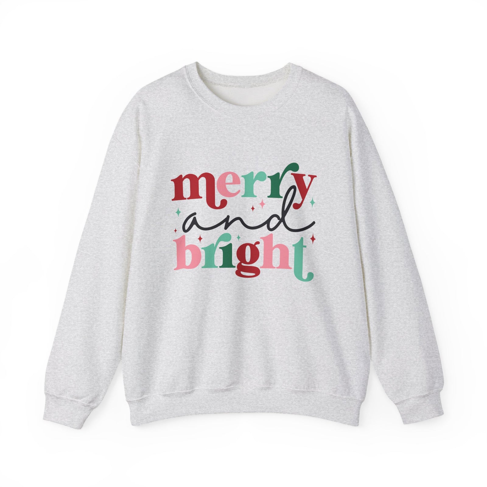 Merry & Bright Christmas Crewneck Women's Sweatshirt