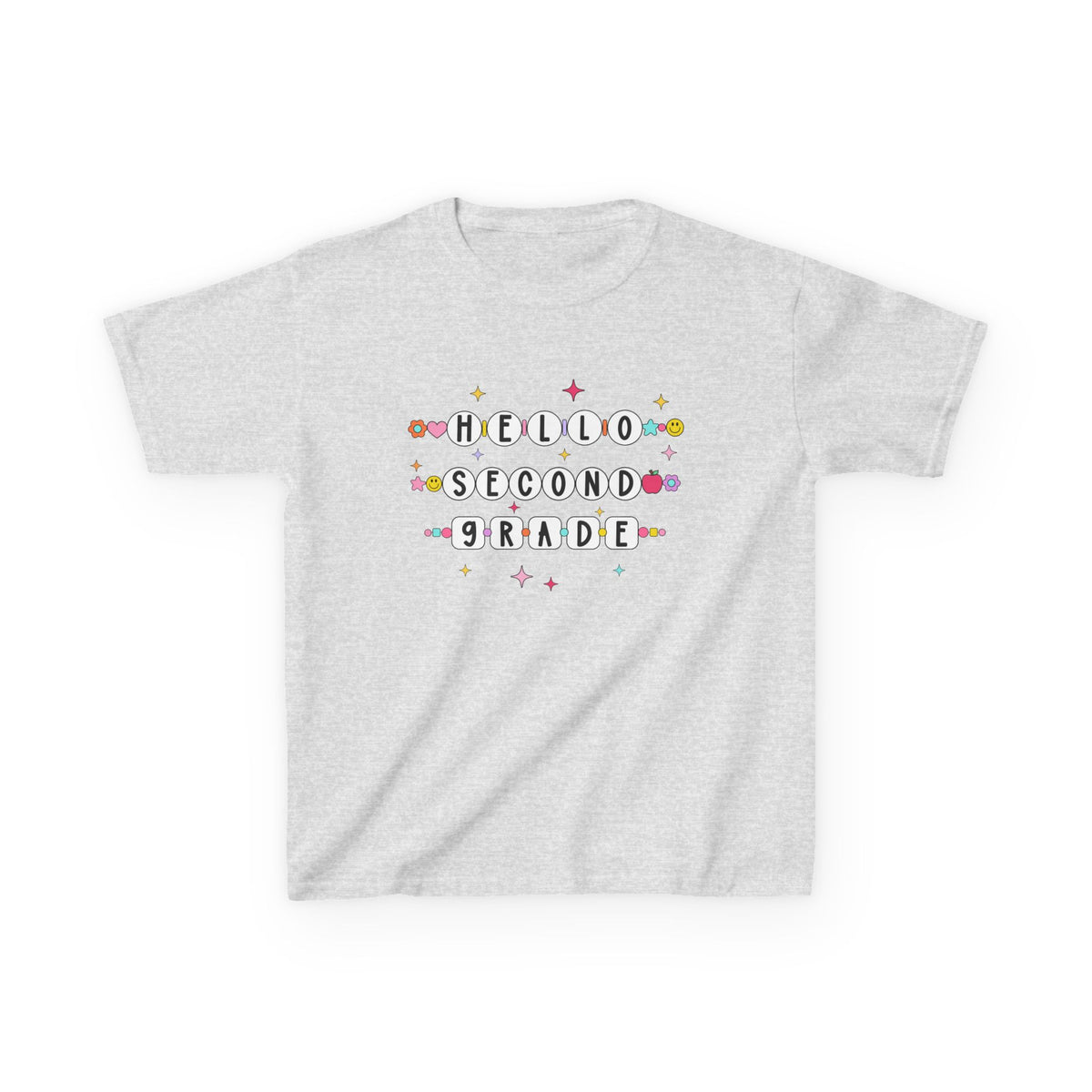 Friendship Bracelets Hello Second Grade Kids Tee Cute 2nd Grade Back to School T-Shirt
