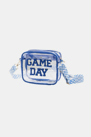 Zenana GAME DAY Stadium Approved Transparent Crossbody Bag - Sydney So Sweet