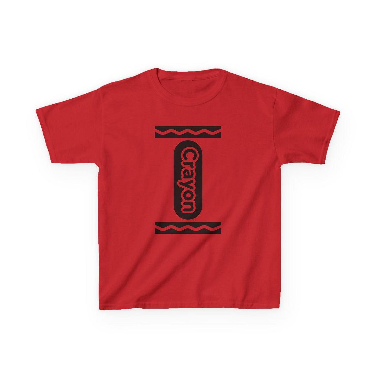 Kids' Crayon Costume Tee Retro Crayon Graphic T-Shirt