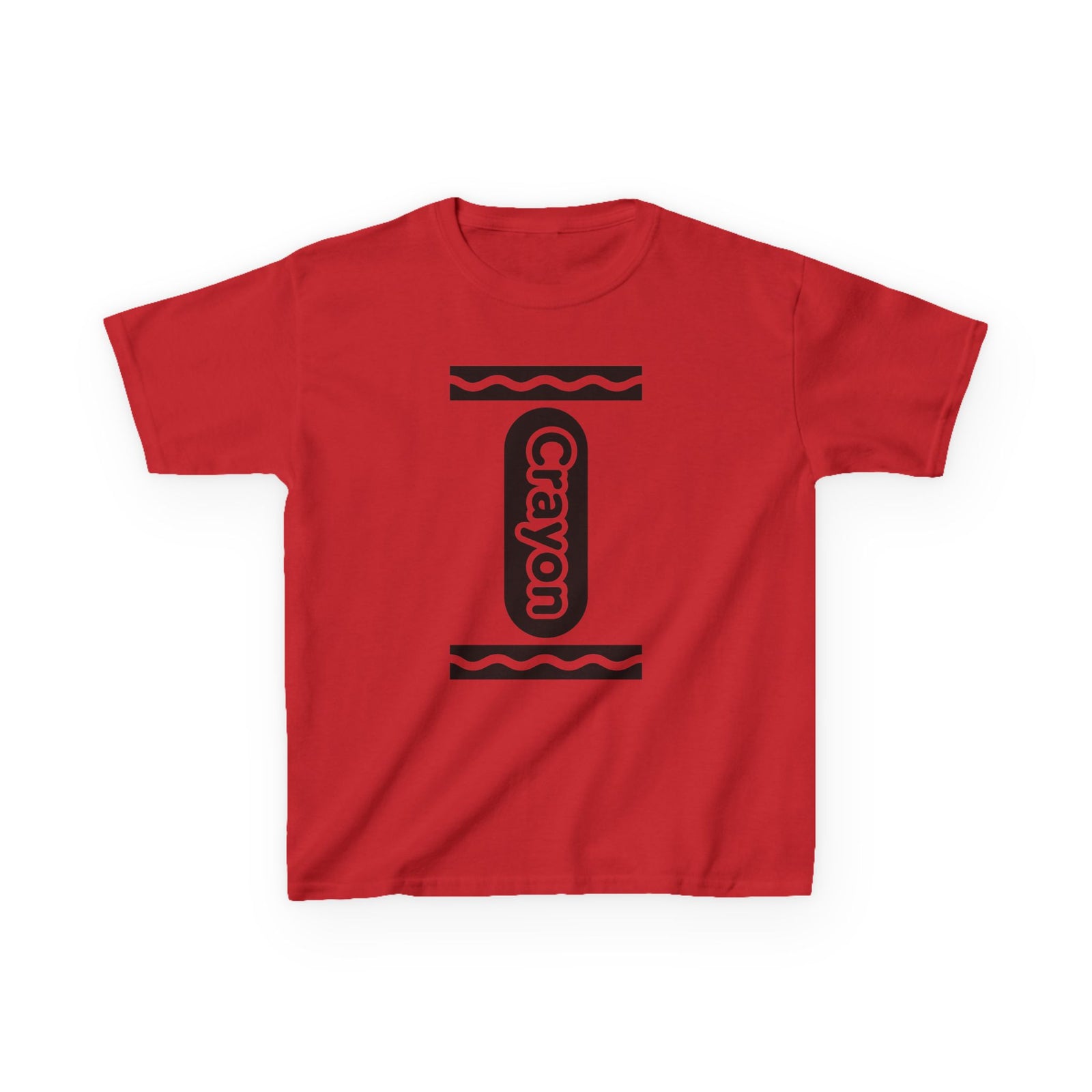 Kids' Crayon Costume Tee Retro Crayon Graphic T-Shirt