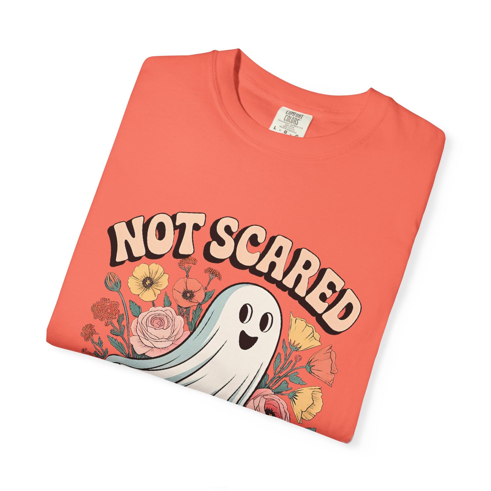 Not Scared Holy Ghost T-Shirt Christian Halloween Graphic Tee
