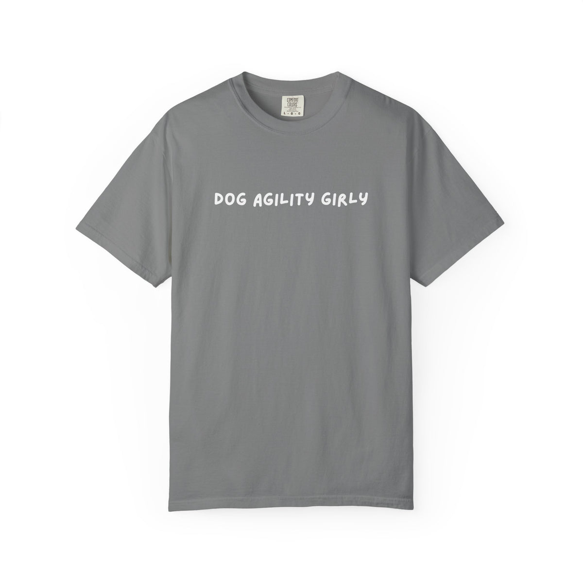 Dog Agility Girly Pet Lovers Dog Sports Graphic T-Shirt Unisex Short Sleeve Tee