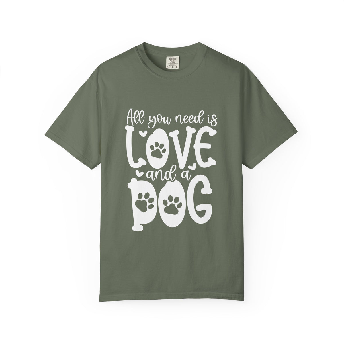 All You Need Is Love and a Dog Mom T-Shirt Cute Graphic Tee