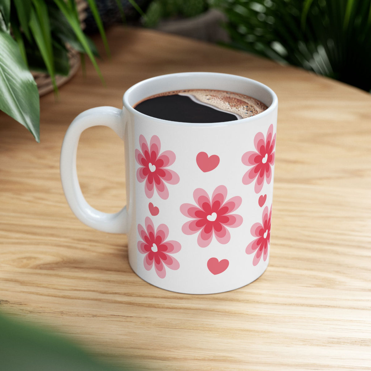 Love Bloom Mug — Cute Valentine’s Day Coffee Cup (11oz & 15oz) - Sydney So Sweet