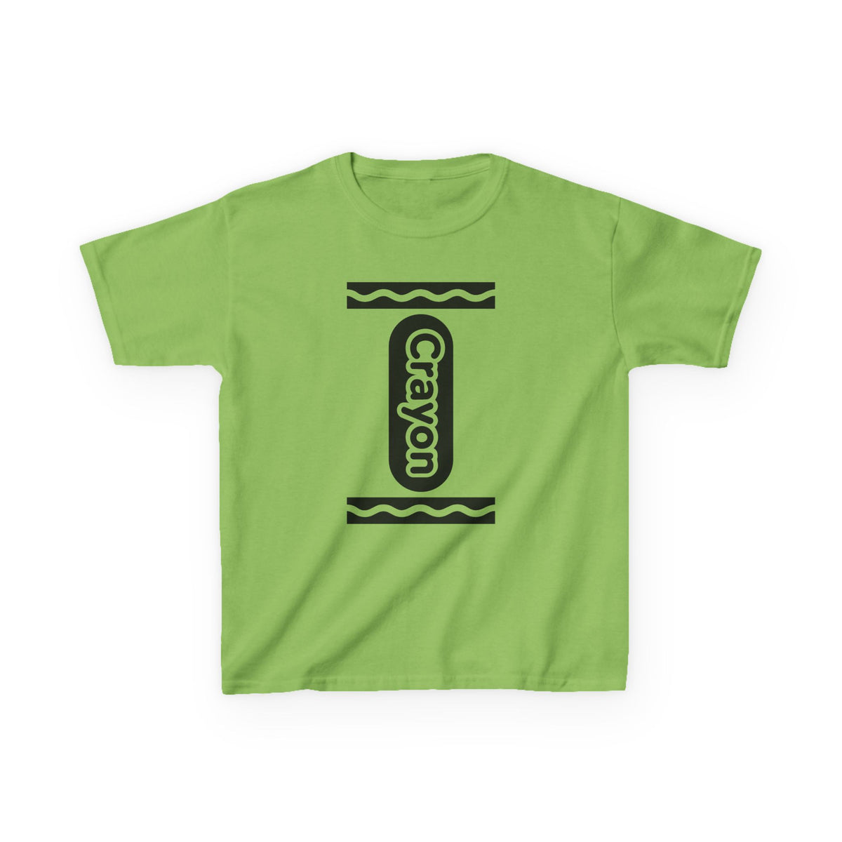 Kids' Crayon Costume Tee Retro Crayon Graphic T-Shirt
