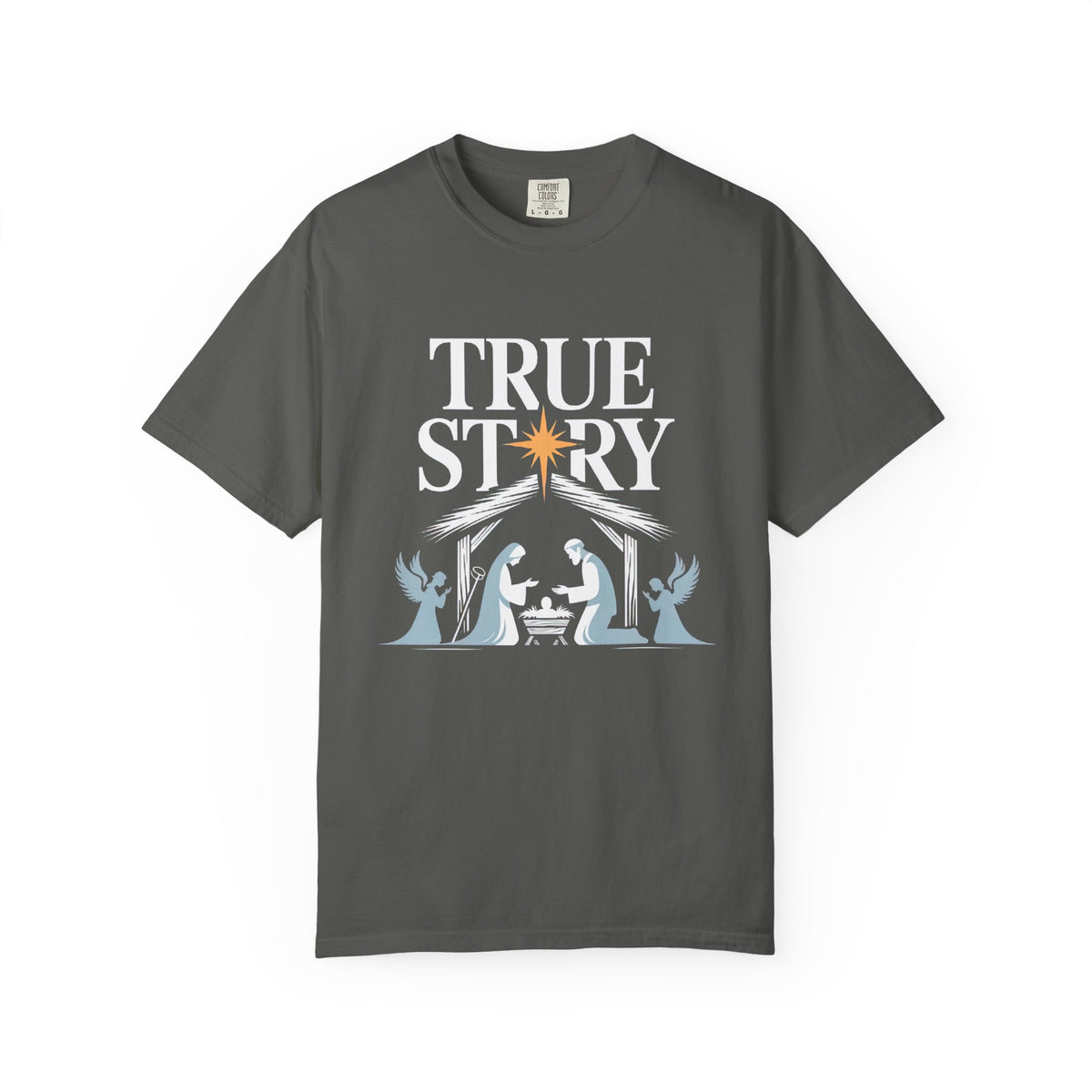 True Story Christmas Nativity Scene T-Shirt Christian Graphic Tee