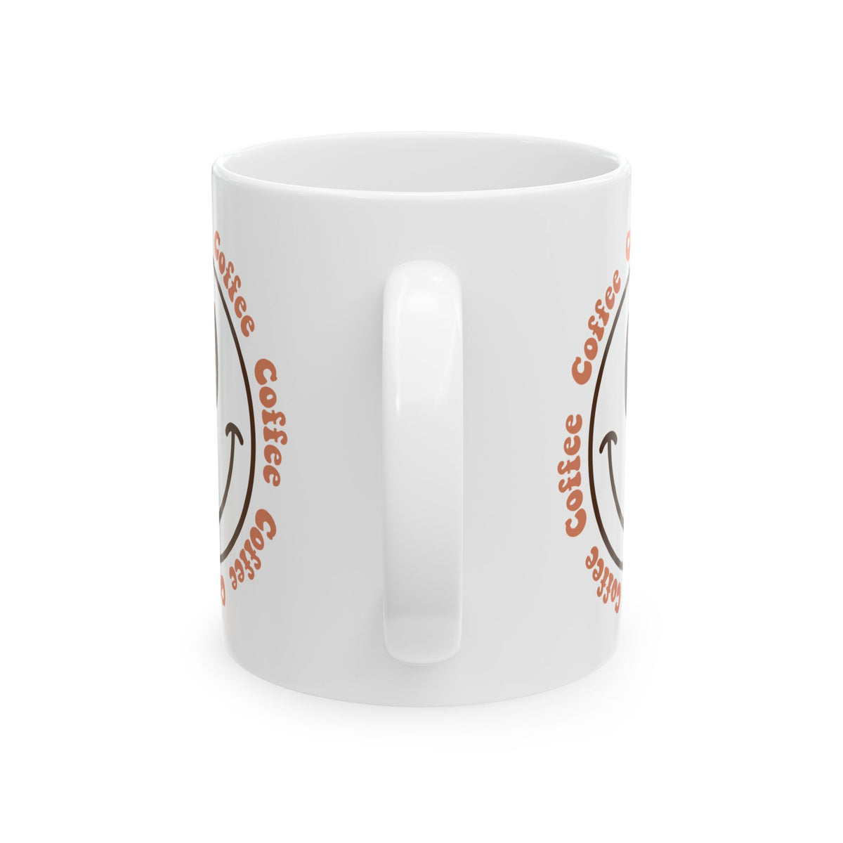 Coffee Coffee Smile Cute Ceramic Mug Coffee Cup (11oz & 15oz)